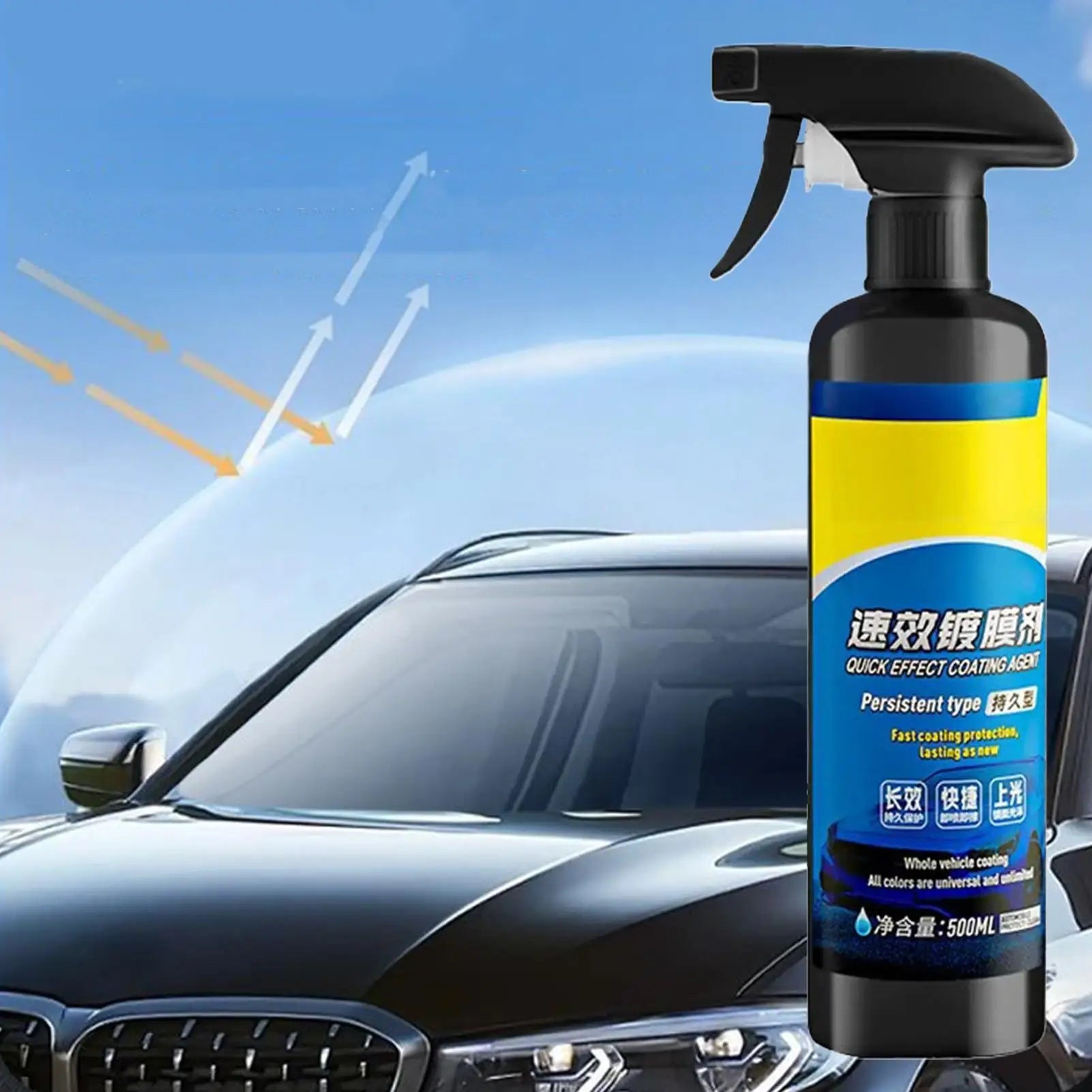 Autobeschichtungsmittel, 500 ml, schnelle Wirkung, Kratzwachs-Polnischspray, was