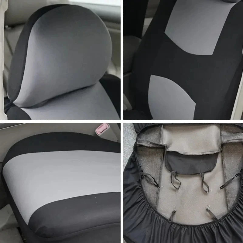 Universal Auto-Sitzbezug Set Schwarz – aus Textil – SwissGlanzGarage Ansicht 5