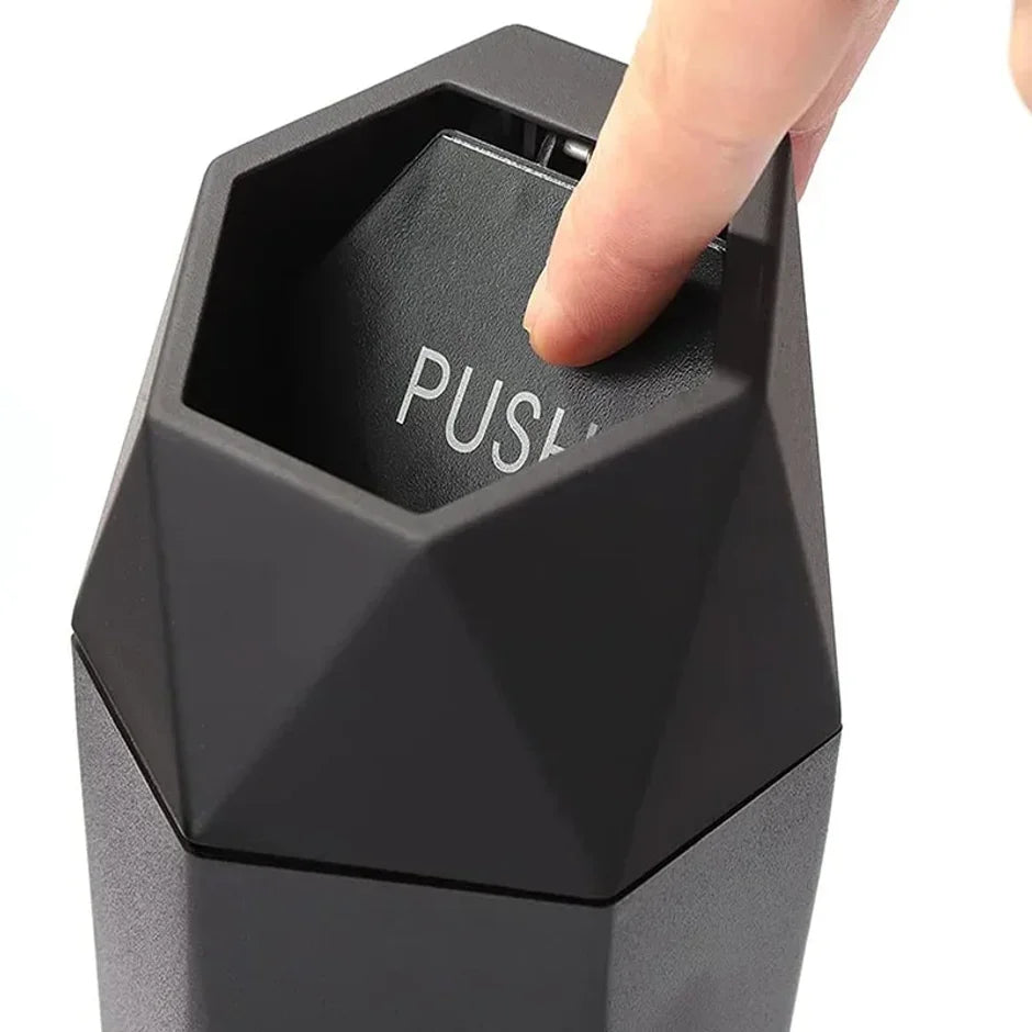 Tragbare Mini-Auto-Aufbewahrungsbox Auto-Mülleimer mit Deckel