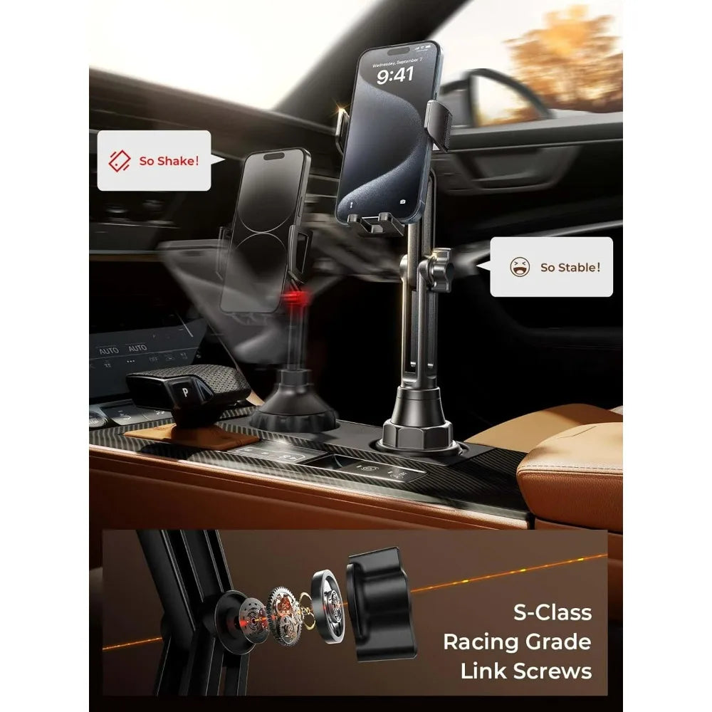 Upgraded Becher-Handyhalter 360° verstellbar – SwissGlanzGarage Ansicht 2