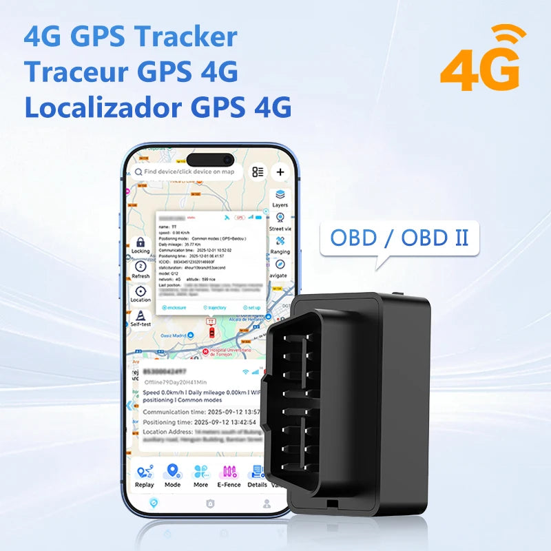 4G Mini OBD II GPS Auto-Tracker mit Batterie – SwissGlanzGarage Ansicht 2