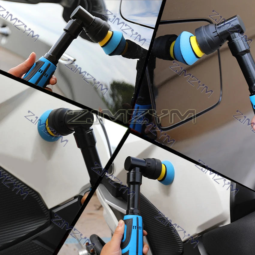 220V Elektrische Poliermaschine 2-Zoll-Punkt-Polier- und Wachsmaschine mit Einstellbarer Geschwindigkeit Handgeführte...