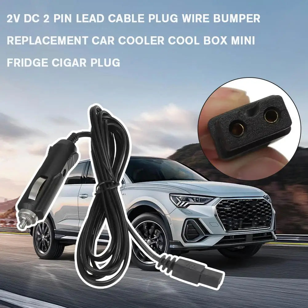 12V DC 2-Pin Kabelstecker für Auto-Kühlschrank – SwissGlanzGarage Ansicht 3
