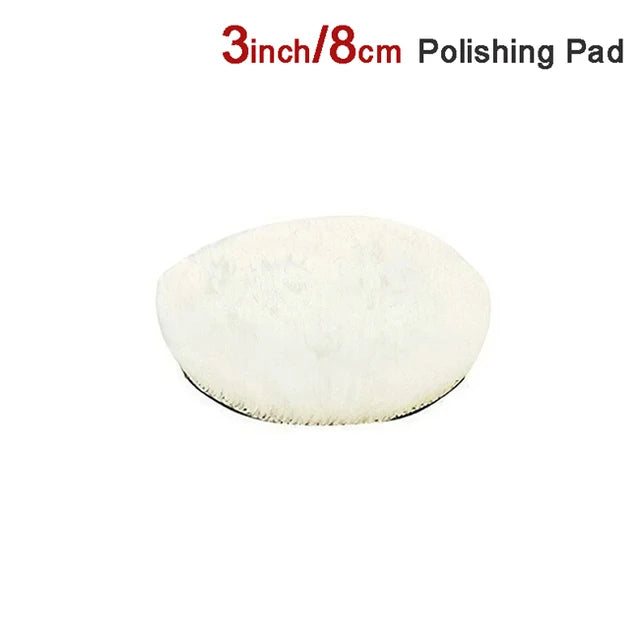 Woll-Polierscheiben-Set 3/4/5 Zoll – Kunstwolle-Pads für Lackpolitur & Wachsen