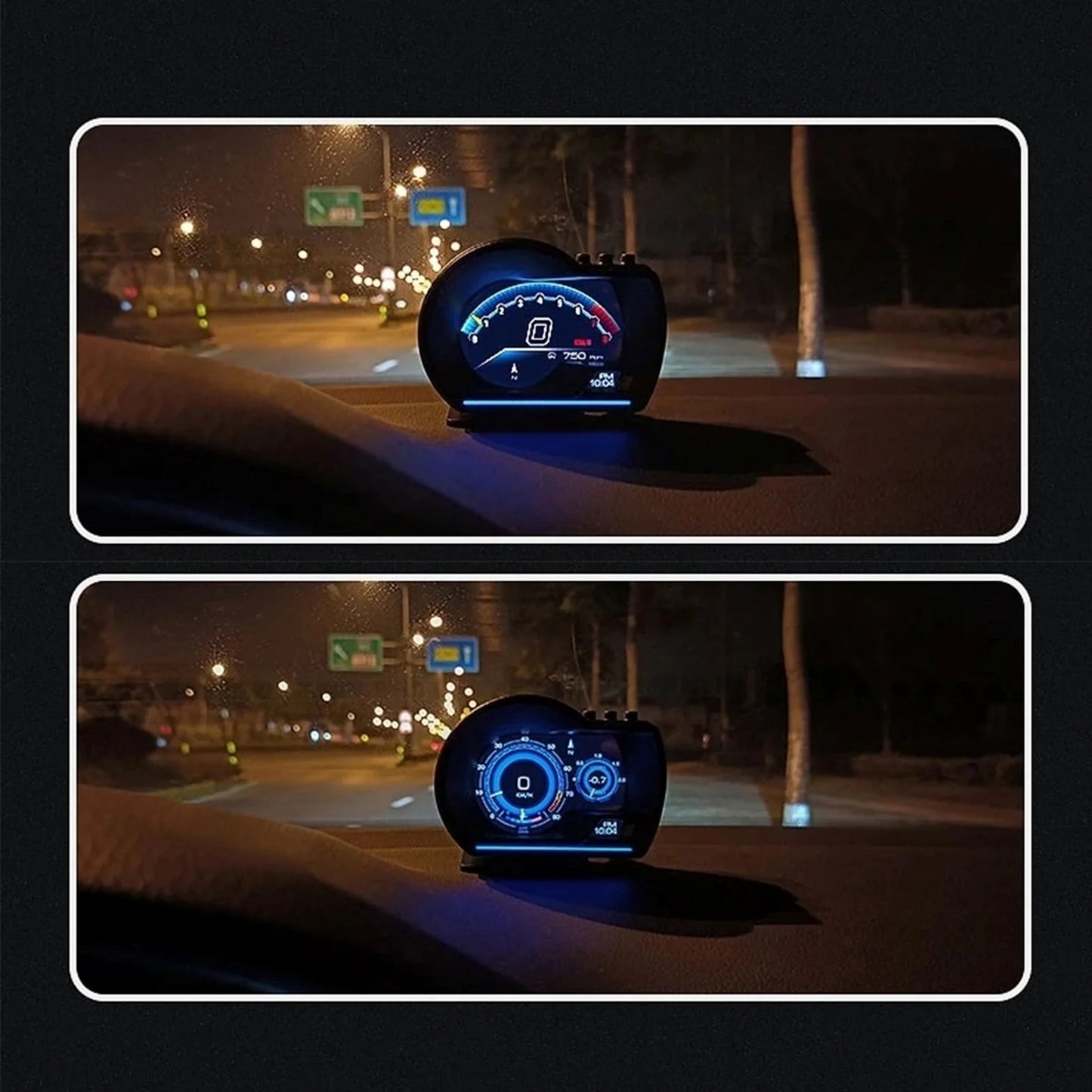 Digitales OBD2 HUD Geschwindigkeitsmesser – SwissGlanzGarage Ansicht 4