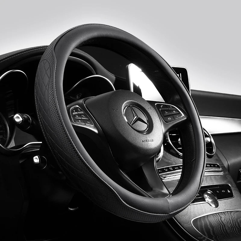 Lenkradbezug Suede Universal – in Leder-Optik – SwissGlanzGarage Ansicht 4