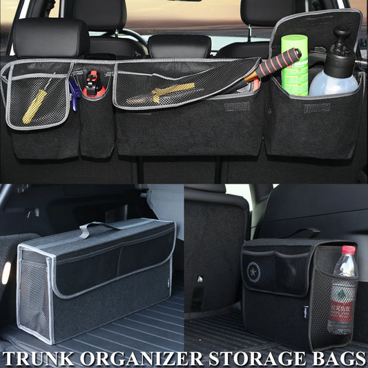 Auto Trunk Organizer Filz Boot Organizer Lagerung Tasche Box Tragbare