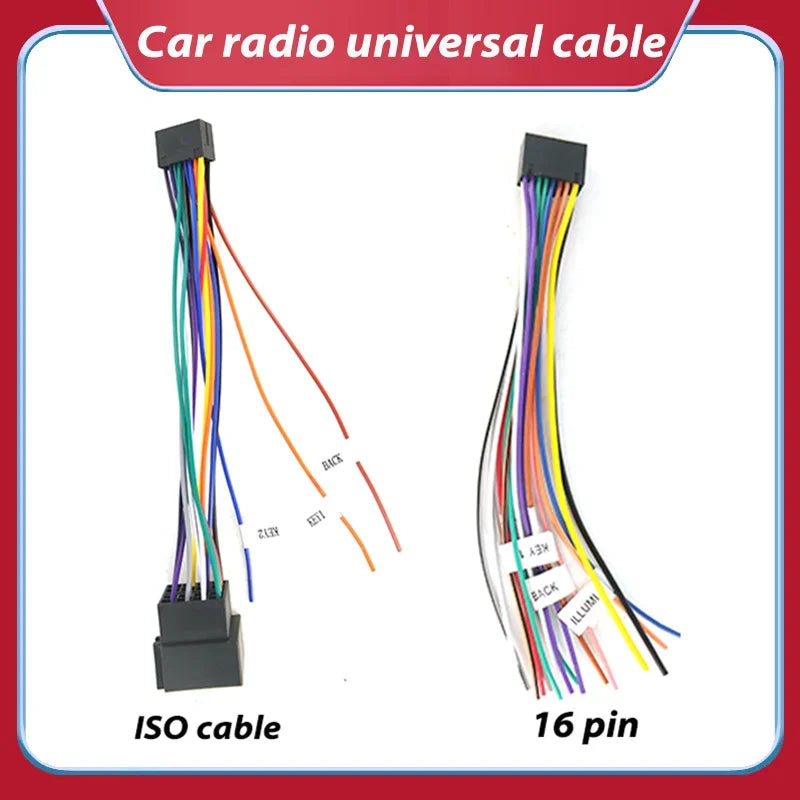 Universal 16 Pin ISO Stromkabel Adapter Set – SwissGlanzGarage Ansicht 2