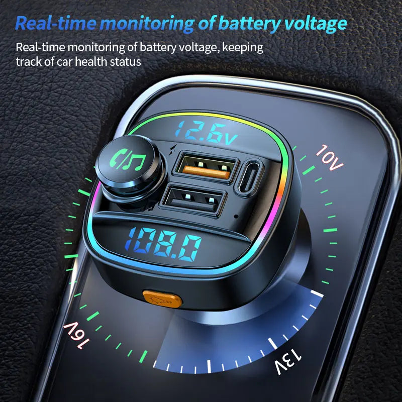 Bluetooth 5.0 FM Transmitter – SwissGlanzGarage Ansicht 4