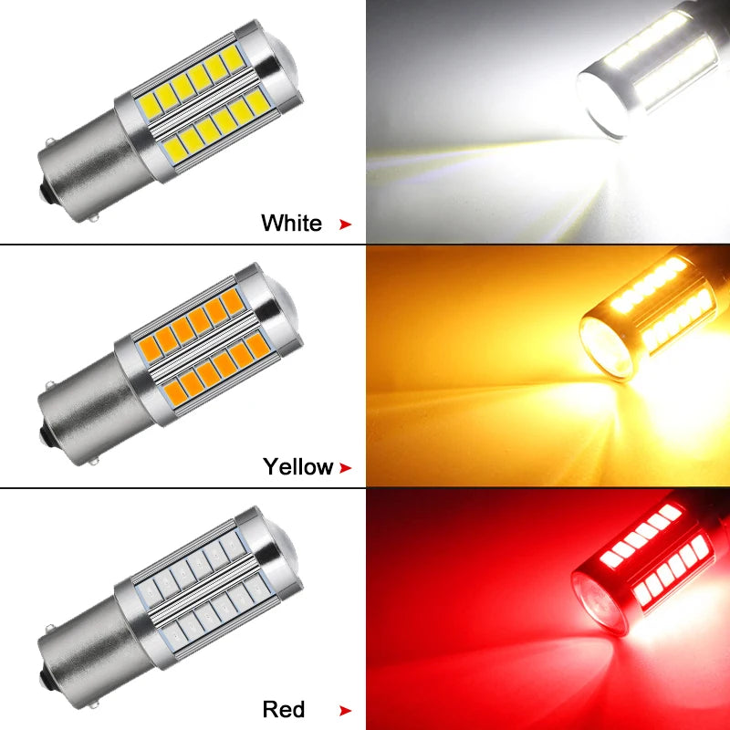2/4/8 Stück P21W 1156 BA15S LED Birnen 7000K – SwissGlanzGarage Ansicht 5