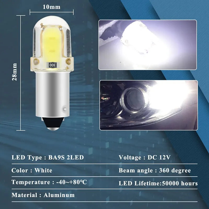 10x BA9S LED Birnen Set – SwissGlanzGarage Ansicht 2