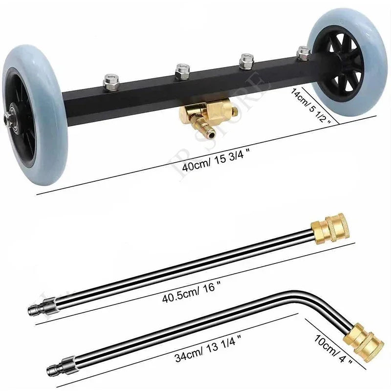 5000 PSI Chassis Hochdruckreiniger – SwissGlanzGarage Ansicht 4
