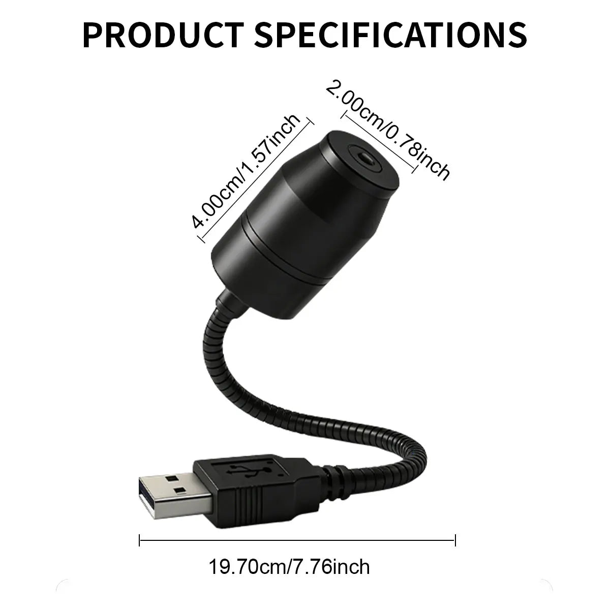 Auto-Innenraumbeleuchtung Dach-Sternenlicht USB LED