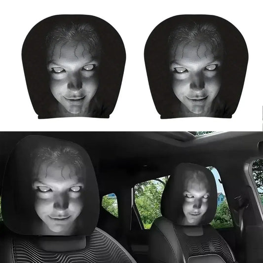 Horror Design Kopfstützen-Abdeckung – SwissGlanzGarage Ansicht 2