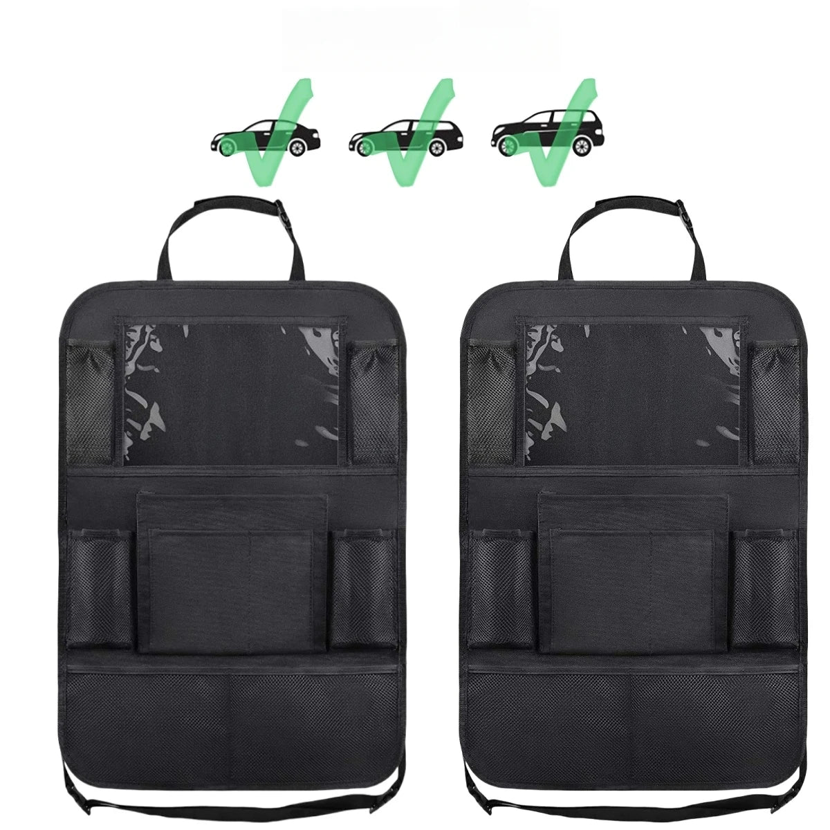 Autositz-Organizer, 10 Aufbewahrungstaschen mit Touchscreen, Tablet-Halter, Schutz für Kinder, Kinder, Autozubehör