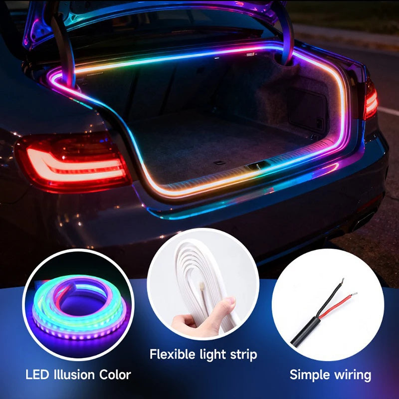 4M Auto-Kofferraum LED-Ambientebeleuchtung Flexibler