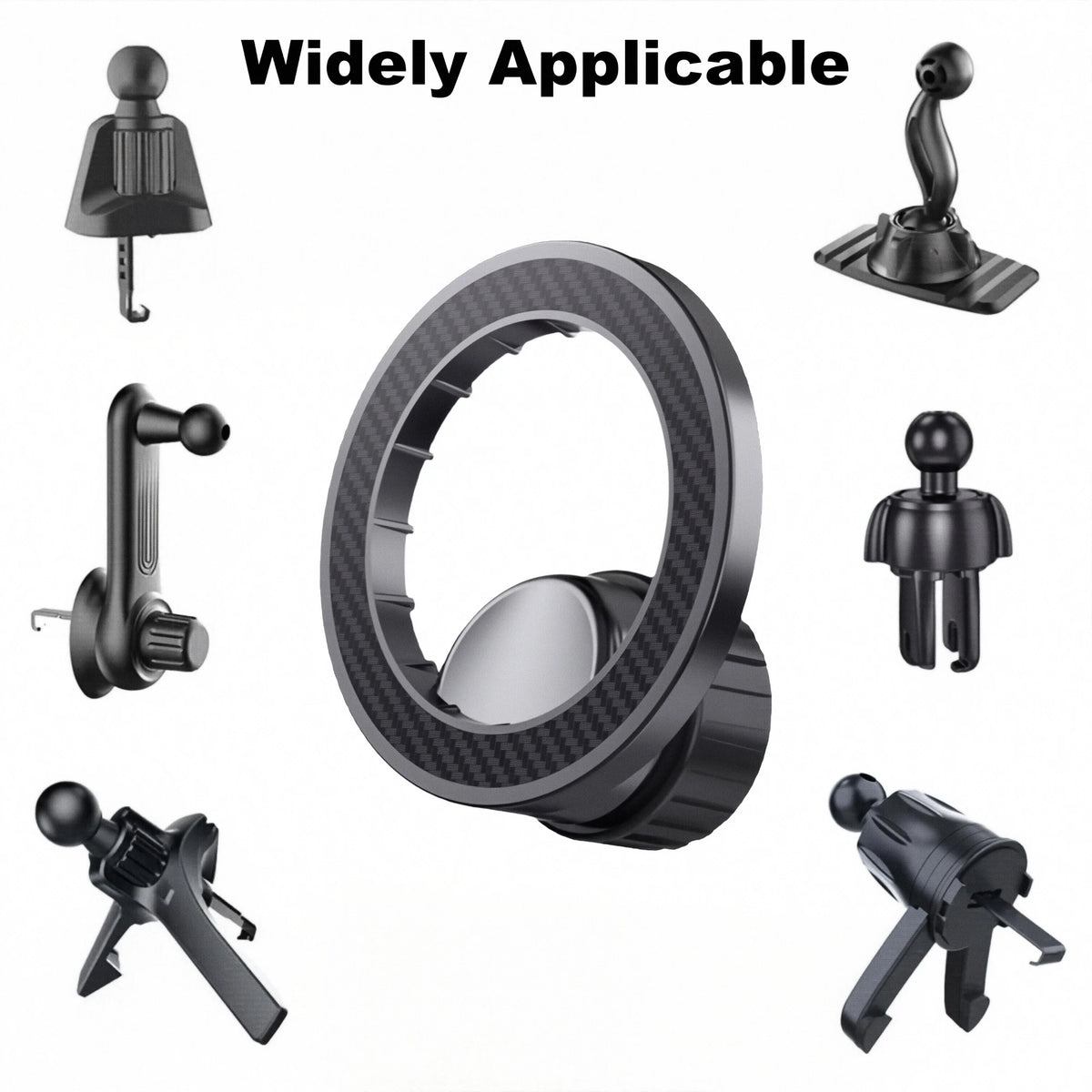 Magnetischer Ring Handyhalter 360° verstellbar – SwissGlanzGarage Ansicht 2
