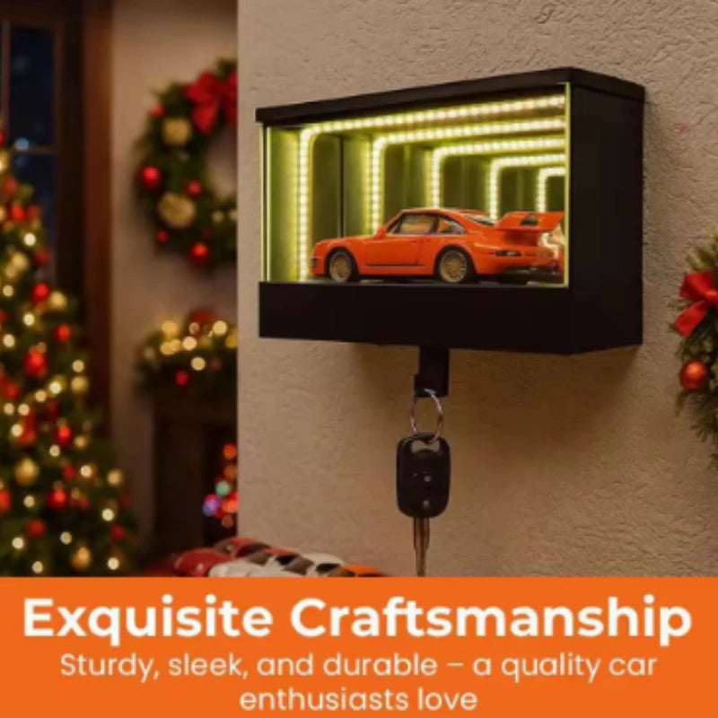 3D-gedruckter Schlüsselhalter mit LED-Halterung – SwissGlanzGarage Ansicht 4