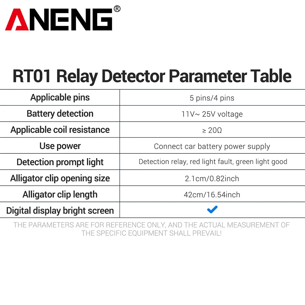 Relay Detector 11-25V ANENG RT01 – SwissGlanzGarage Ansicht 6