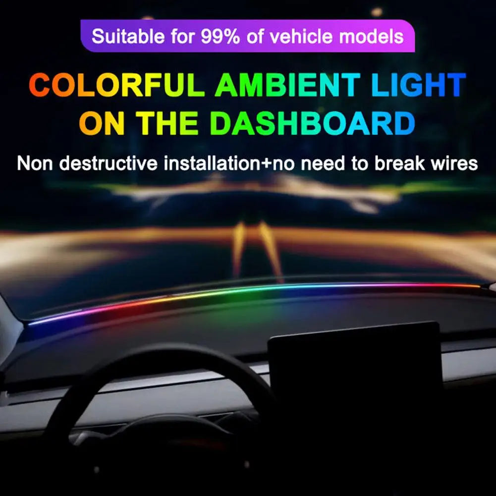 Auto Innen Dekorative Lampen Streifen RGB Auto Innen Umgebungs LED