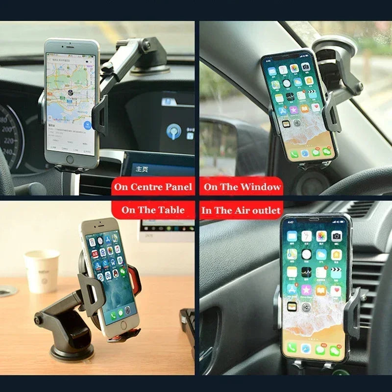 360 ° Rotation Auto Telefon Halter Drehbare Saugnapf Windschutzscheibe Telefon Halterung Air Vent Schwarz Handy Ständ...