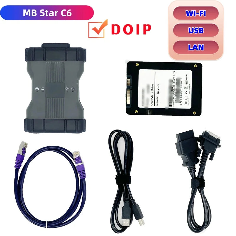 MB Star C6 DoIP OBD2 Diagnosegerät – SwissGlanzGarage Ansicht 2