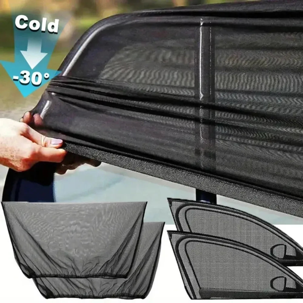 4-teiliges Fenster-Sonnenschutz-Set – SwissGlanzGarage Ansicht 3