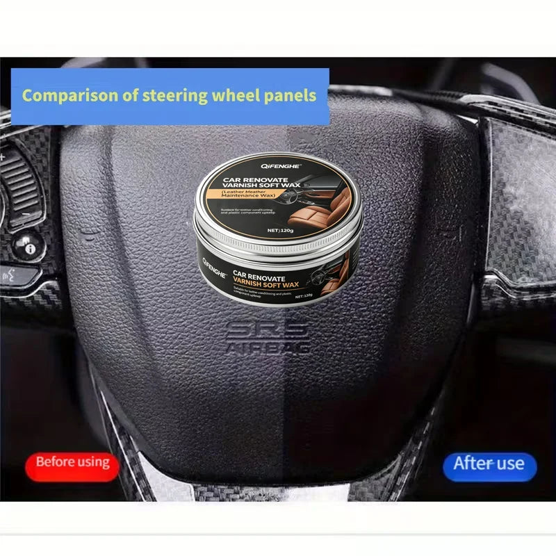 Auto-Renovierungs-Lackpflegewachs, Lederpflegewachs, Tiefenpflege, Anti-Aging, langanhaltender Schutz, verstärkt den ...