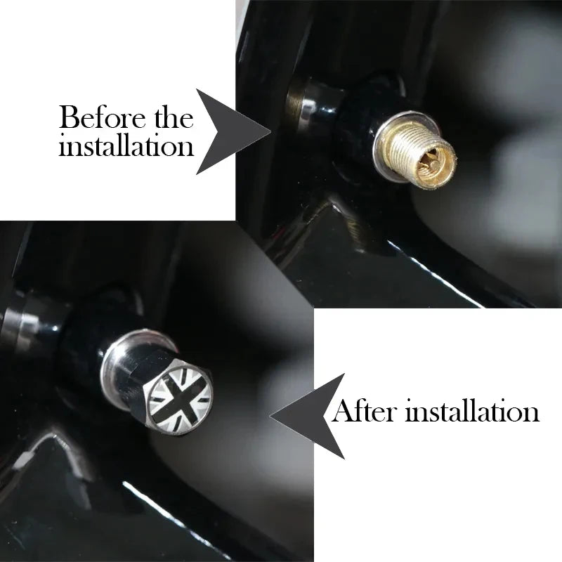 Ventilkappen Set für MINI COOPER S – SwissGlanzGarage Ansicht 3