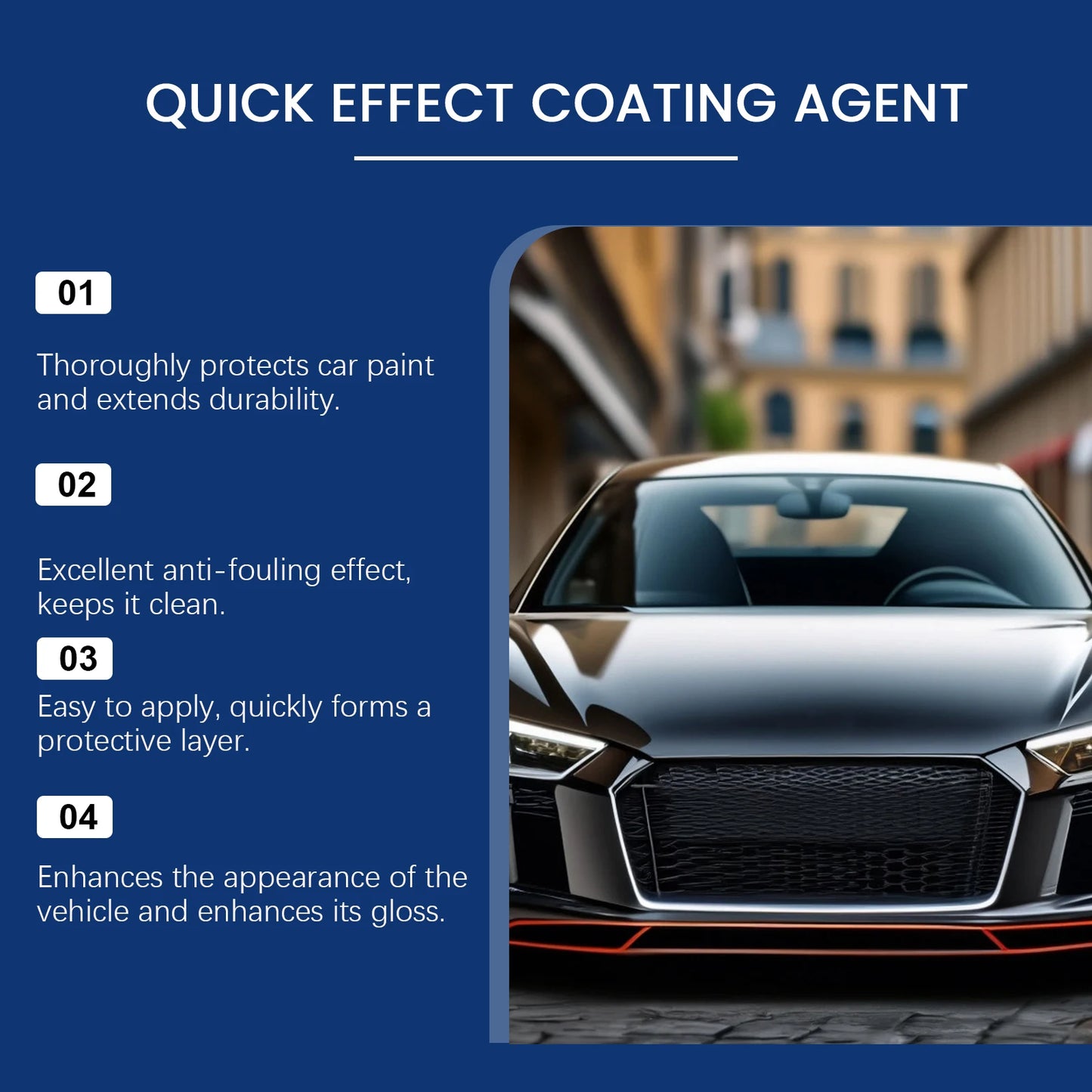 Auto-Keramik-Beschichtungsspray, Nano-Dichtstoff, schnelles Detailer-Spray für die Auto-Detaillierung mit hochglänzen...