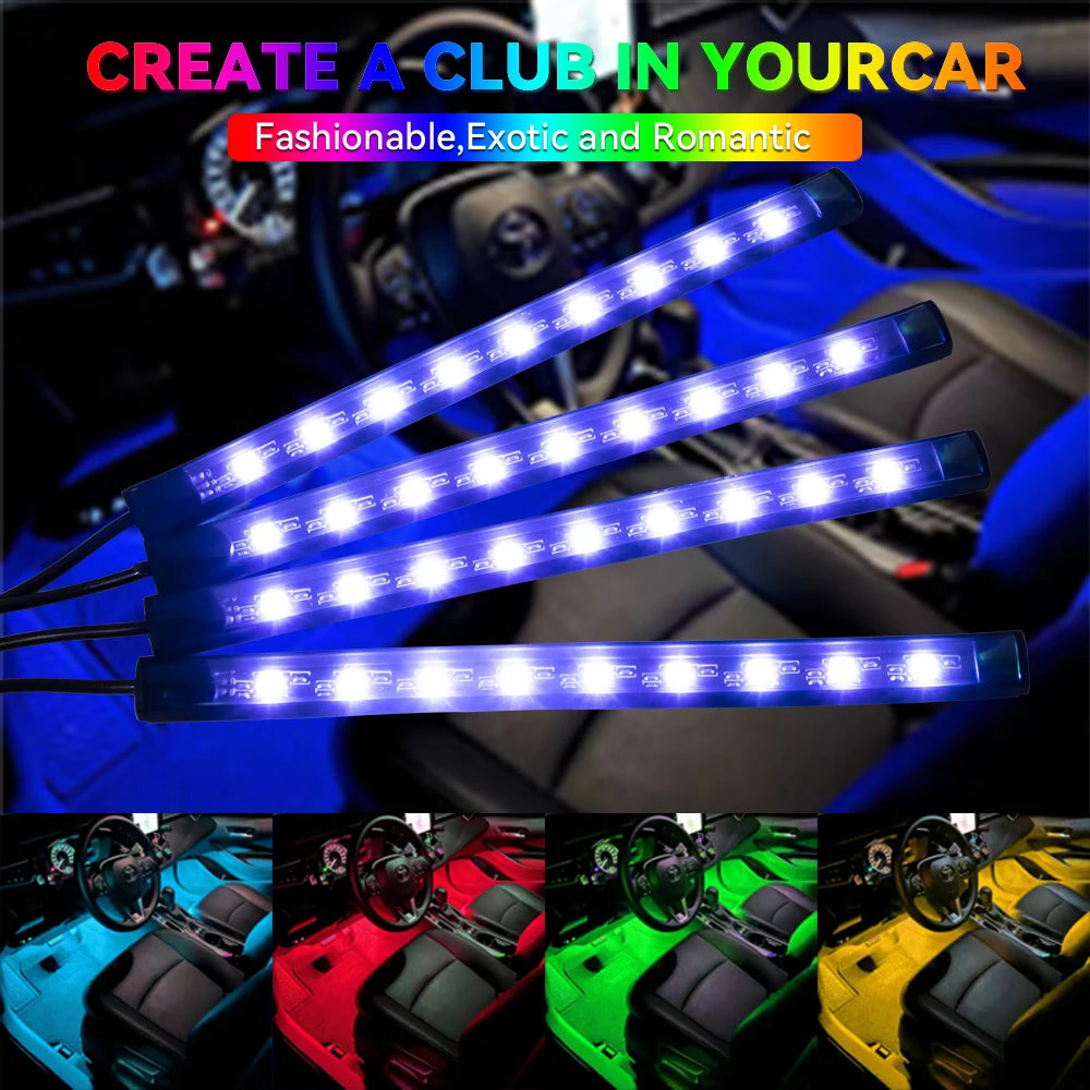 LED Fussraum-Beleuchtung Set – SwissGlanzGarage Ansicht 4