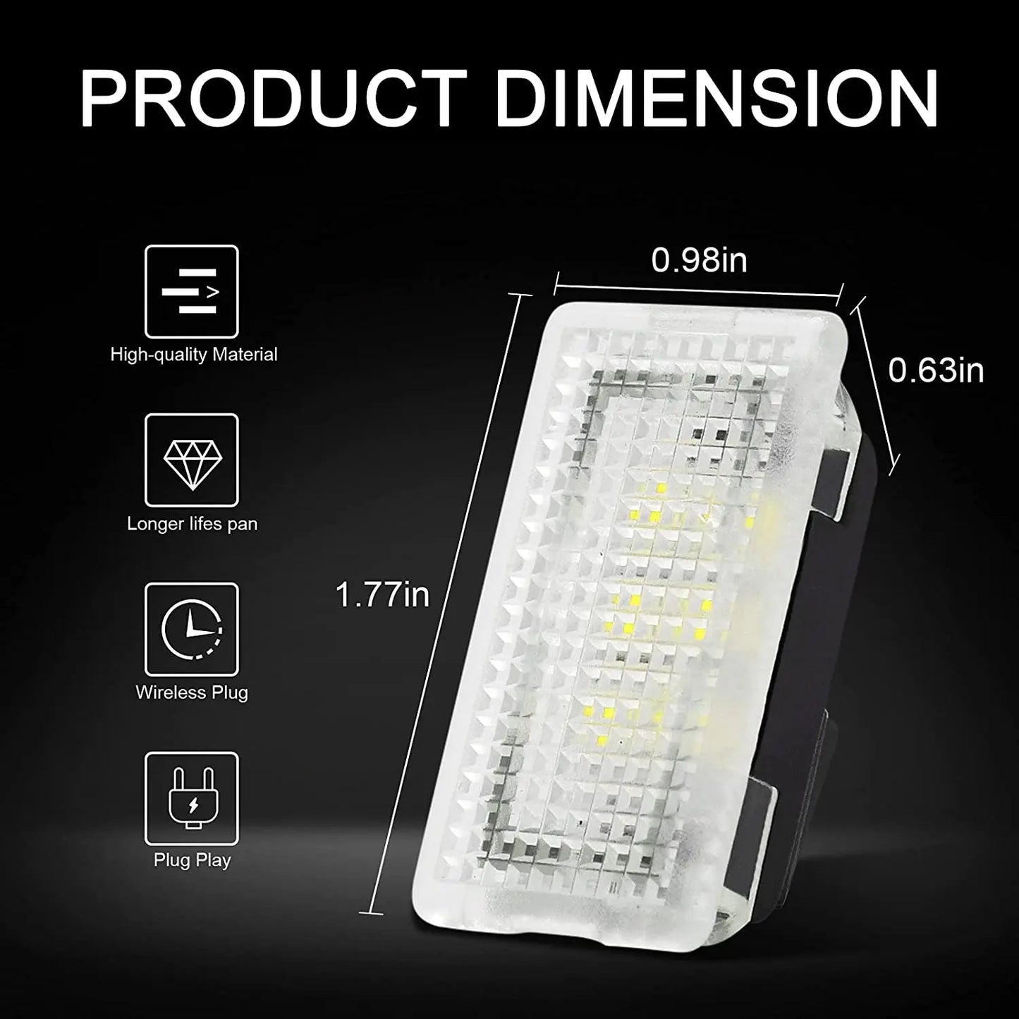 RGB LED Lampen Set für Tesla Kofferraum – SwissGlanzGarage Ansicht 5