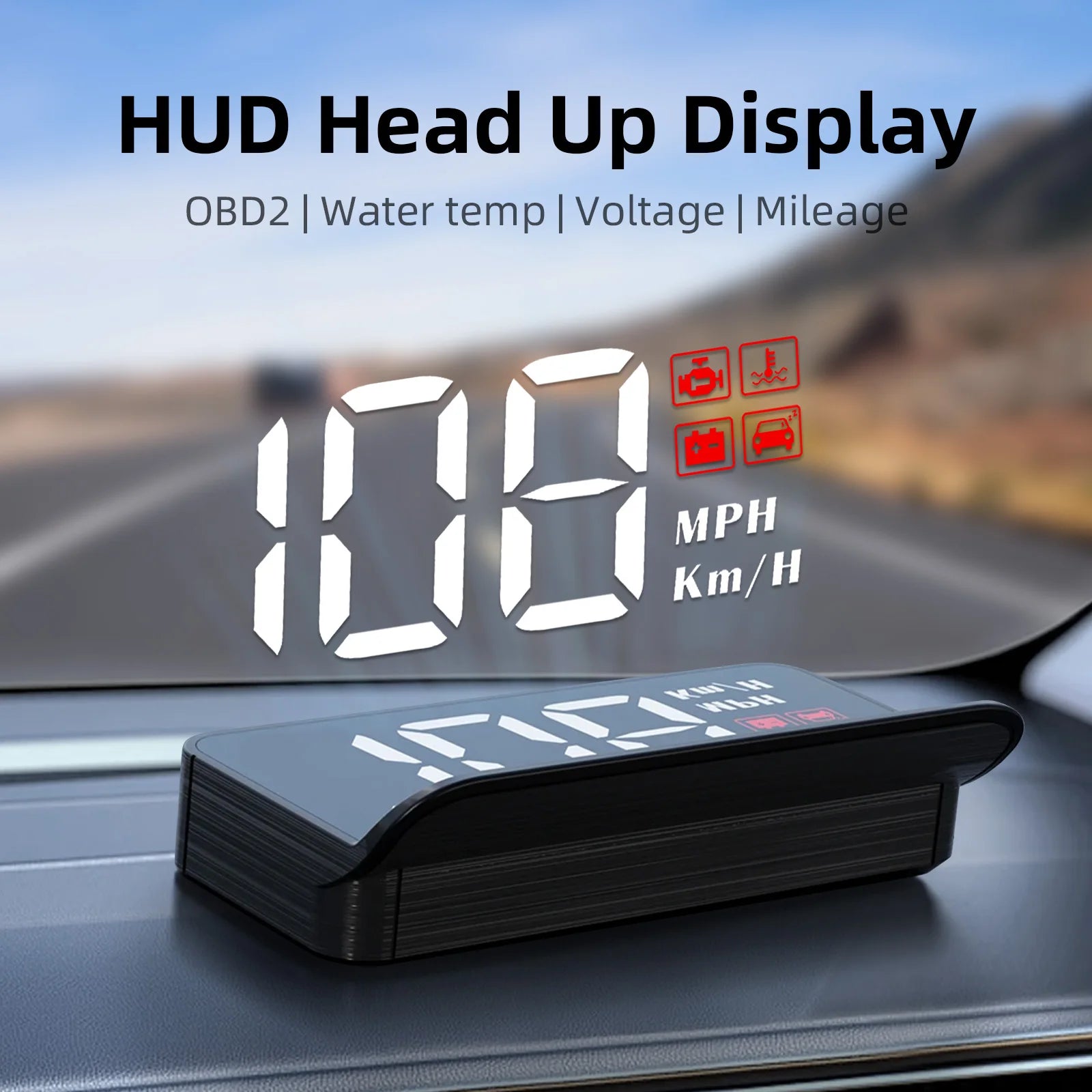 M3 OBD2 M1 GPS HUD Head-Up Display – SwissGlanzGarage Ansicht 2