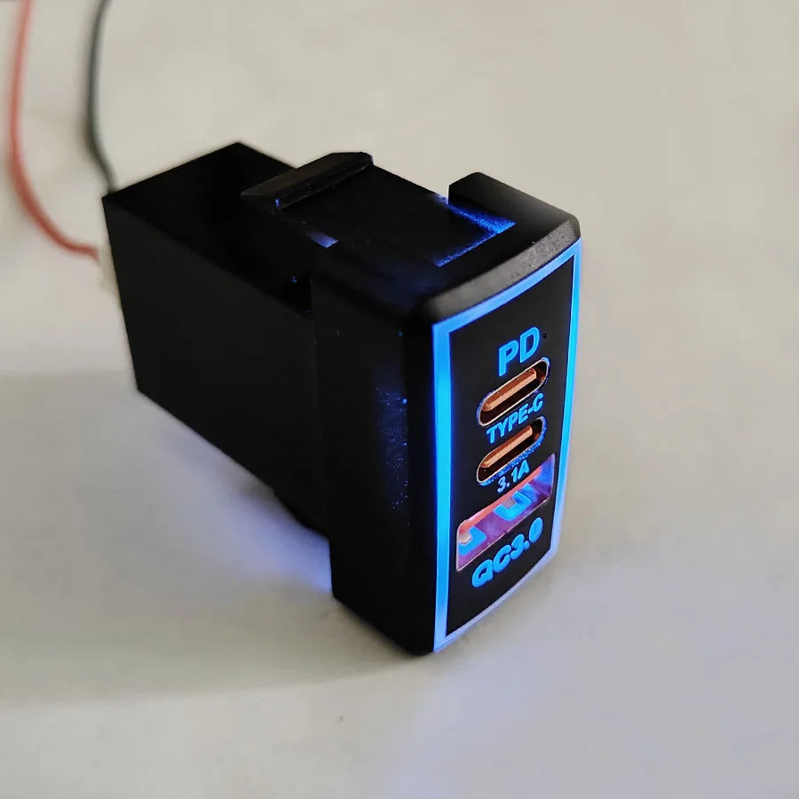 QC3.0 USB TYPE-C Auto Schnellladeadapter – SwissGlanzGarage Ansicht 6