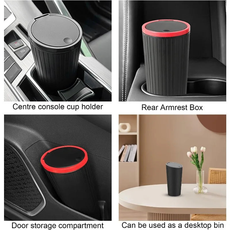 Universal Auto Mülleimer Kann Mini Auto Staub Organizer Auto Innen