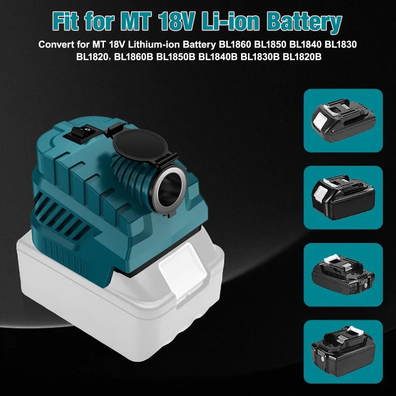 USB-Ladeadapter für Makita 18V Akkus – SwissGlanzGarage Ansicht 2