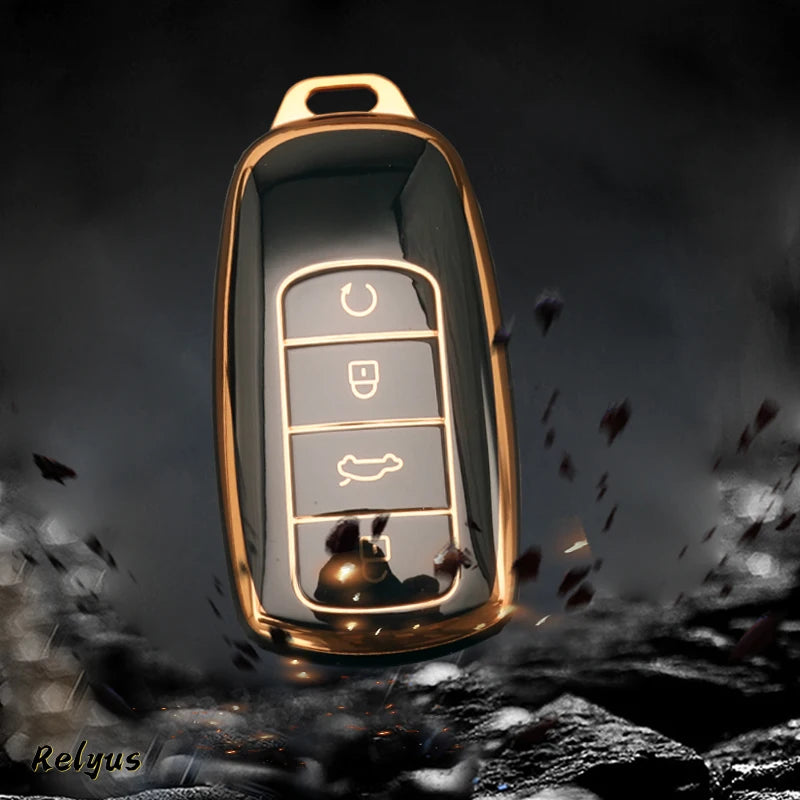 TPU Schlüsselhülle für Chery Ebro S800 S700 – SwissGlanzGarage Ansicht 4