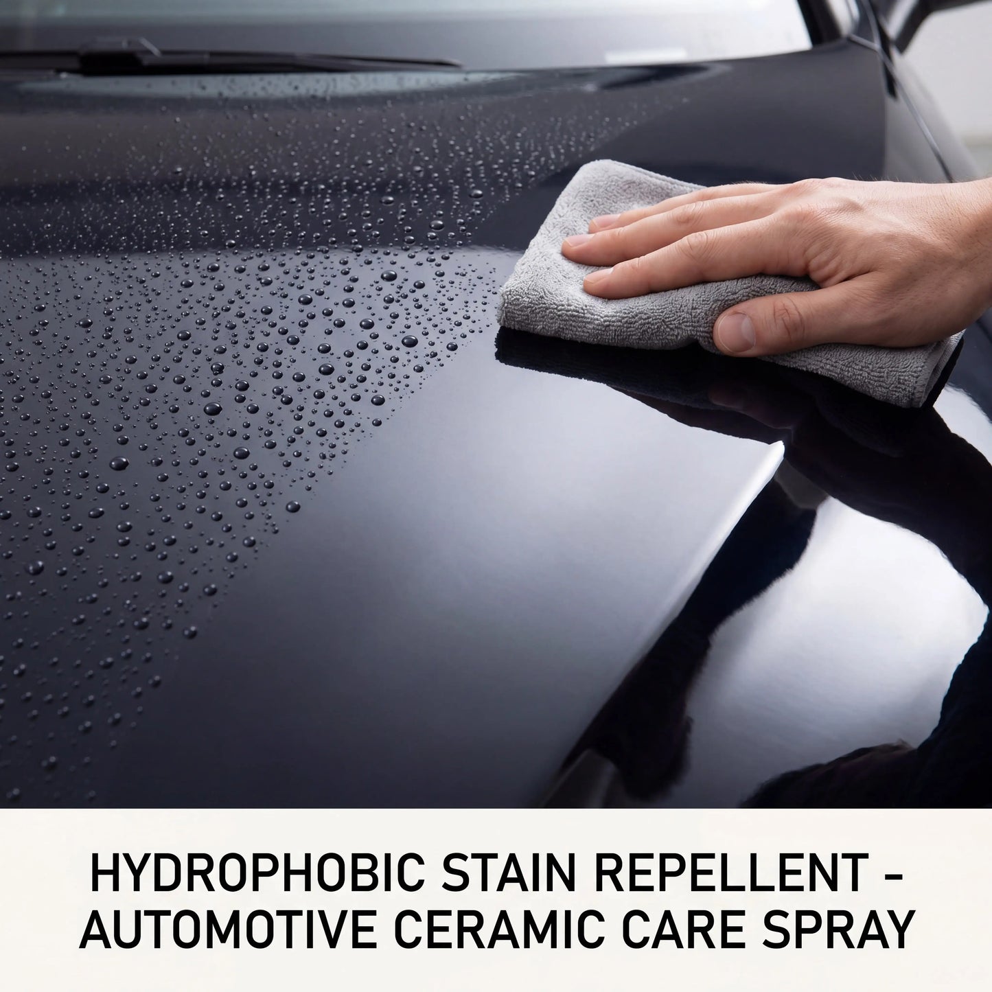 Auto-Keramikversiegelungsspray Nano-Tech Schnellpflegemittel Hochglanz-Lackschutz Hydrophobes Wachs-Kit 100ml mit Han...