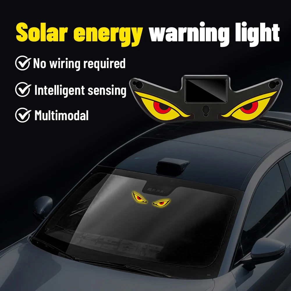 Solarbetriebenes Auto-Demon Eye LED Licht – SwissGlanzGarage Ansicht 3