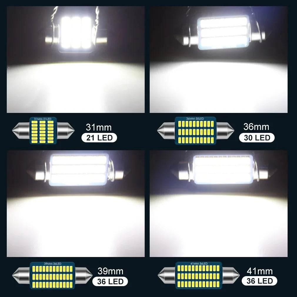 C5W LED Innenraumbeleuchtung 31mm 36mm 39mm 41mm – SwissGlanzGarage Ansicht 5