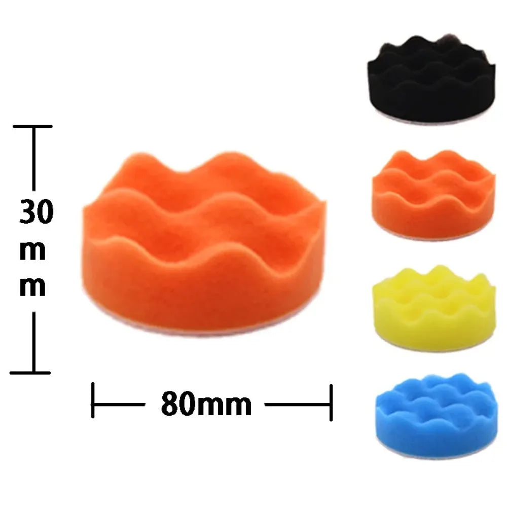 Auto Schaum Pad Puffer Kit Polieren Schwamm Pads Kit Polieren Maschine Wachs Pads für Auto Motorrad motor fahrzeug En...