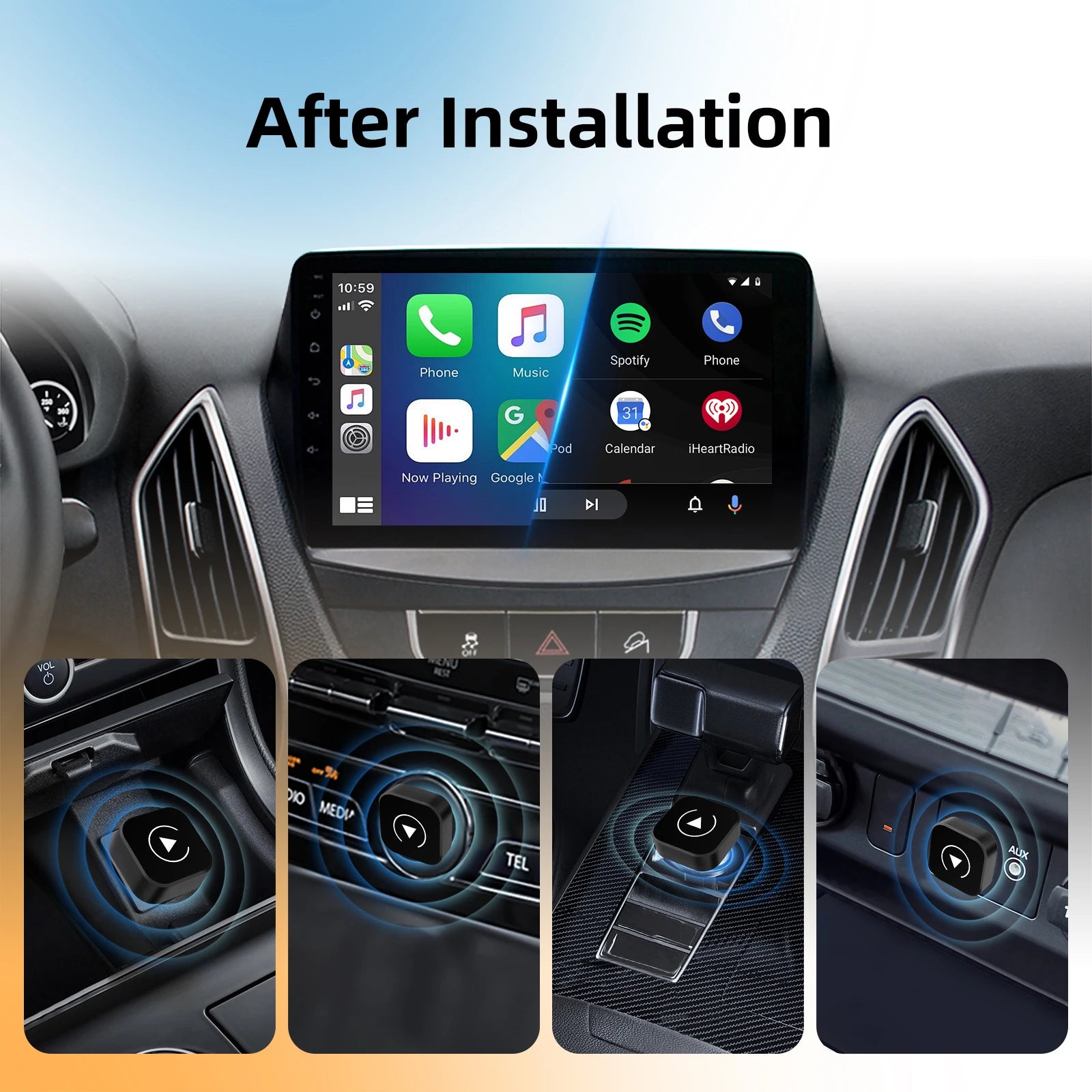 FM Bluetooth Empfänger mit Dual USB Ladegerät – – SwissGlanzGarage Ansicht 5