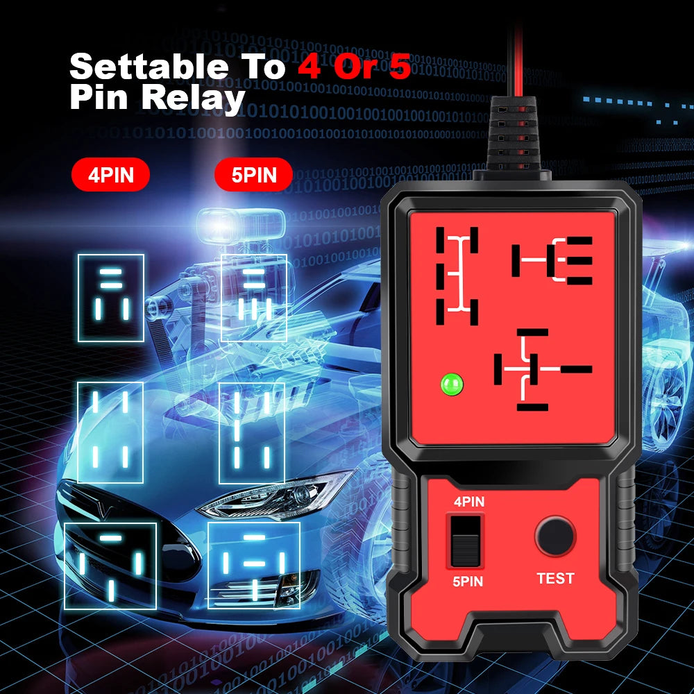 Universal Relais-Tester 12V Batterie-Prüfer – SwissGlanzGarage Ansicht 2