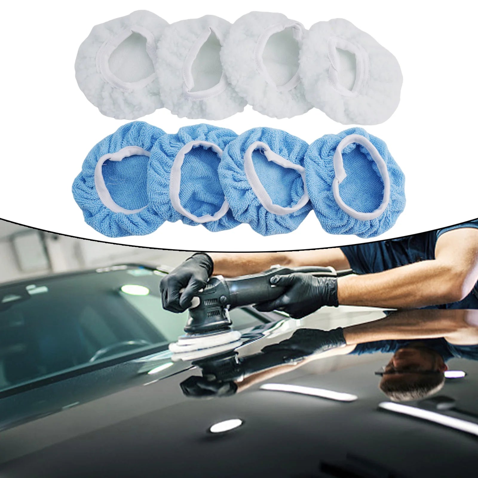 150mm 5-6 Zoll Auto Polierer Motorhauben Polieren Für Pads Puffer Wachsen Wolle 