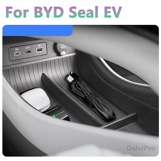 Für BYD Seal EV Auto Center Konsole Organizer Fach Layered Lageru