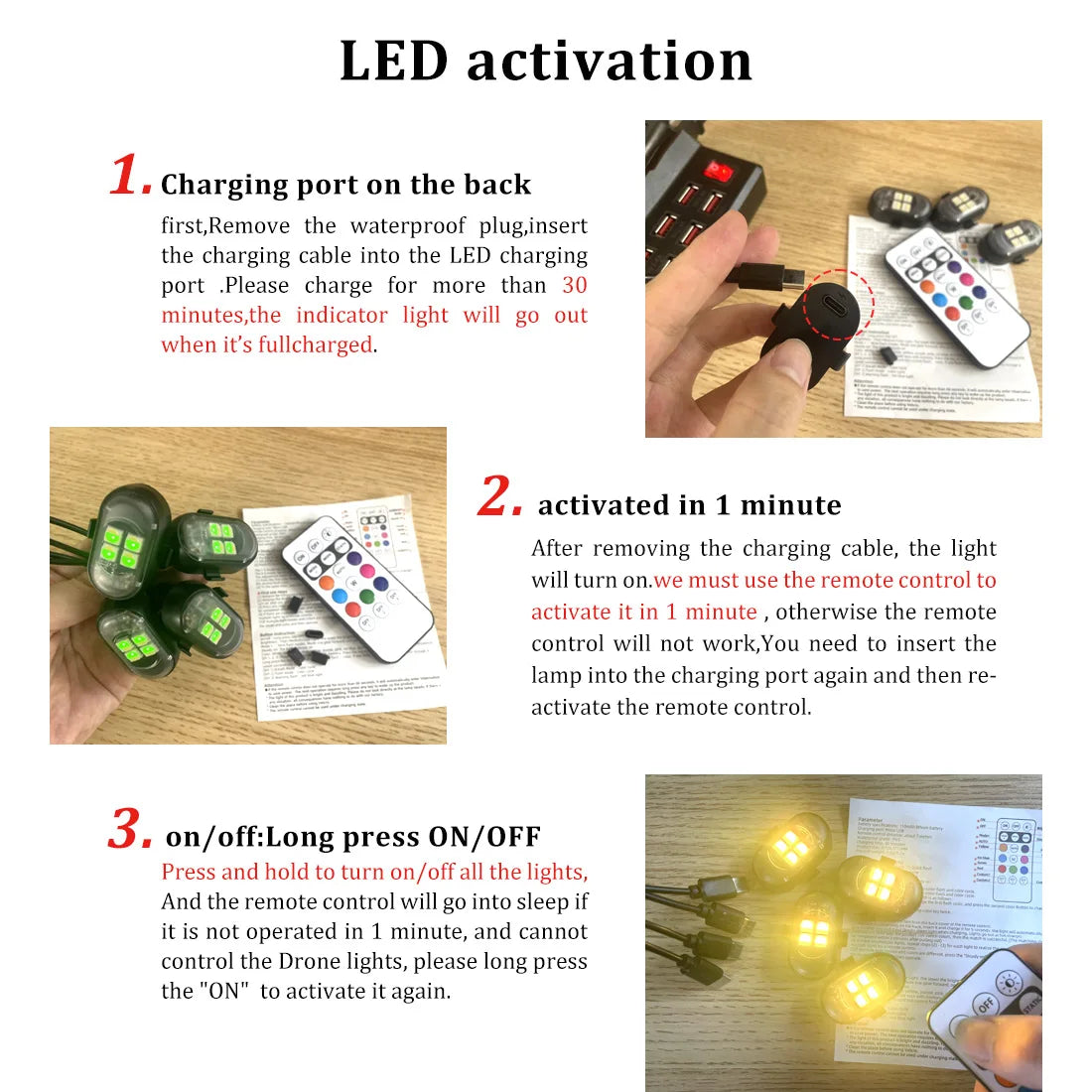 RGB-Autoinnenbeleuchtung mit Kabelloser Fernbedienung
