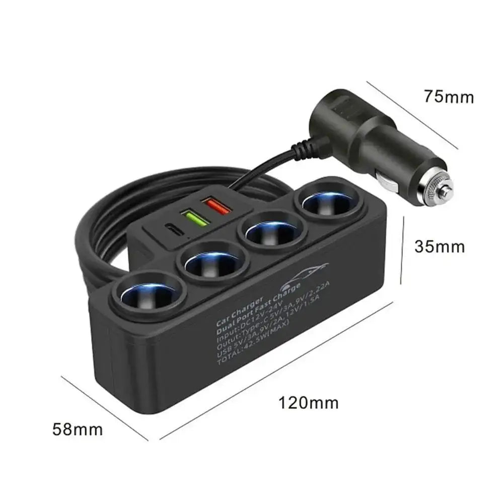 12V/24V Auto Zigarettenanzünder Adapter – SwissGlanzGarage Ansicht 6