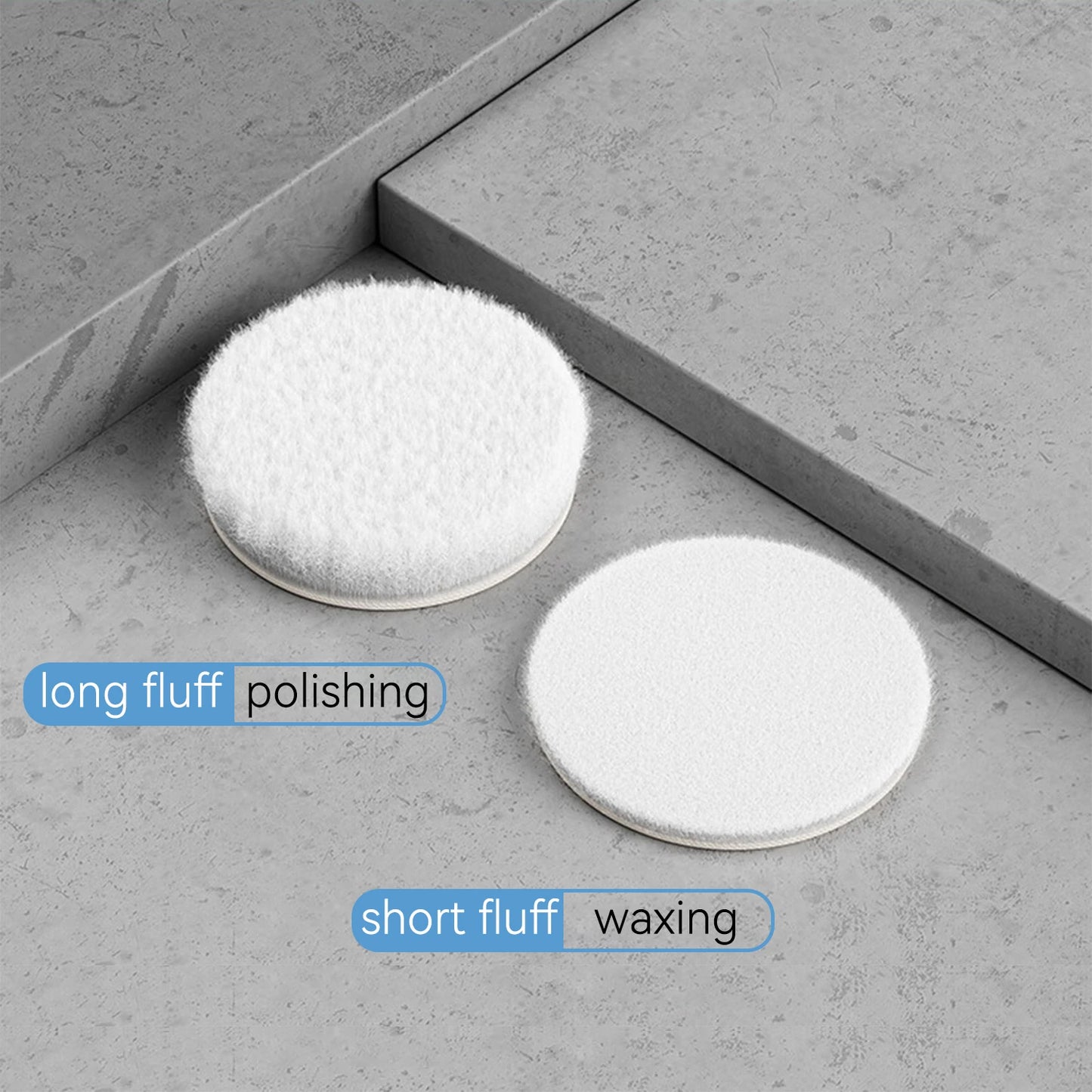 Auto Polier-Set 75mm – Polierscheiben, Schwämme & Schleifpapier für Scheinwerfer-Restauration