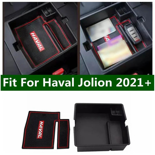 Für Haval Jolion ABS Auto Center Konsole Organizer Fach Fall Arml