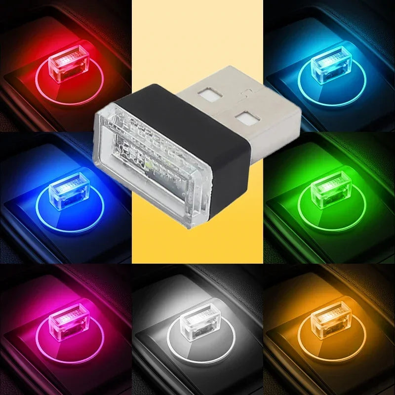 Auto-LED-Licht USB-Stimmungsleuchte Atmosphärenlicht Auto-Innenraum